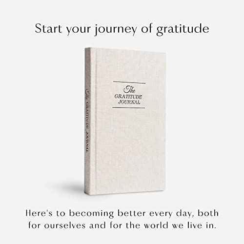 The Gratitude Journal : Five Minutes a Day for More Happiness, Positivity, Affirmation, Productivity, Mindfulness & Self Care - A Simple Effective Undated Daily Guide Planner for Women & Men (Beige)