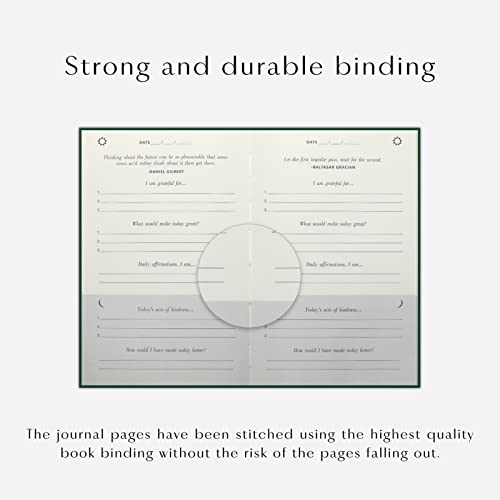 The Gratitude Journal : Five Minutes a Day for More Happiness, Positivity, Affirmation, Productivity, Mindfulness & Self Care - A Simple Effective Undated Daily Guide Planner for Women & Men (Beige)