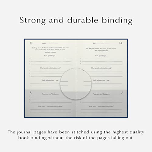 The Gratitude Journal : Five Minutes a Day for More Happiness, Positivity, Affirmation, Productivity, Mindfulness & Self Care - A Simple Effective Undated Daily Guide Planner for Women & Men (Beige)