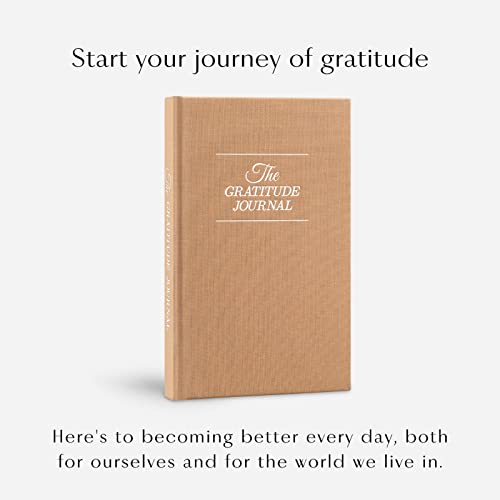 The Gratitude Journal : Five Minutes a Day for More Happiness, Positivity, Affirmation, Productivity, Mindfulness & Self Care - A Simple Effective Undated Daily Guide Planner for Women & Men (Beige)