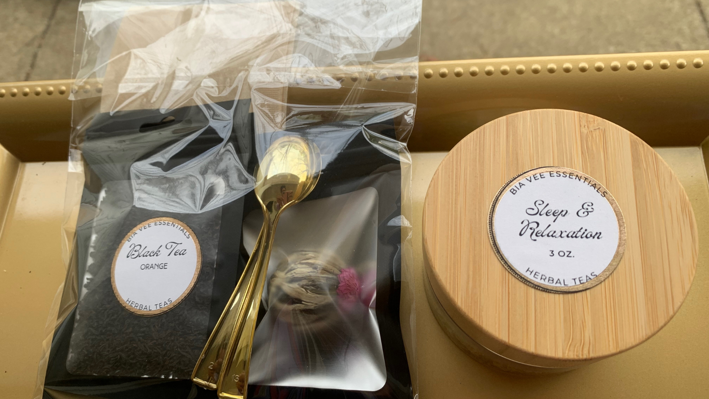 Deluxe Jar Tea Set - Variety | 1 Jar + 4 Loose Leaf Packs + 5 Tea Filter Bags