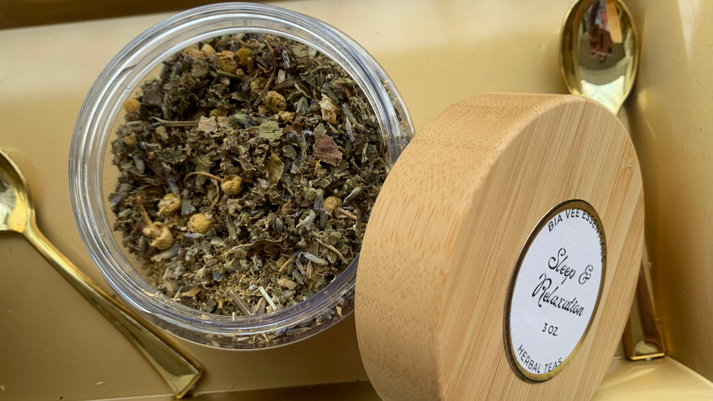 Sleep & Relaxation - Loose Leaf Herbal Tea | 1 Jar (15-25 serving)