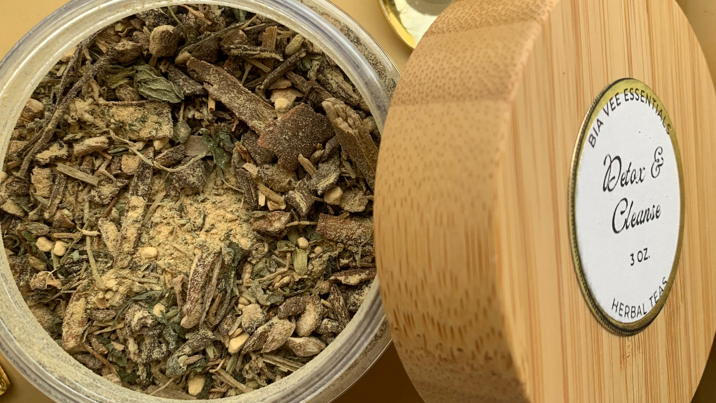 Detox & Cleanse - Loose Leaf Herbal Tea | 1 Jar (15-25 serving)