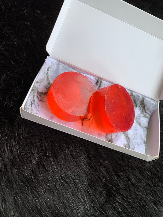Strawberry Soap Rounds