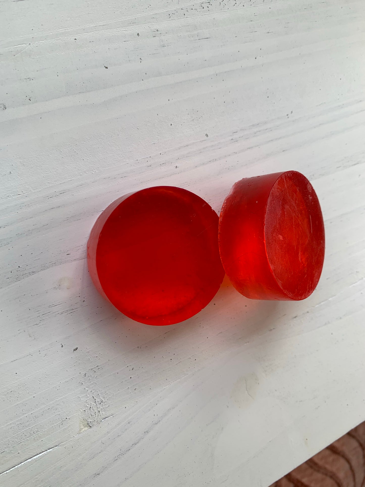 Strawberry Soap Rounds