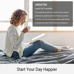 The Gratitude Journal - Inspire Thankfulness, Mindfulness, Positivity, Happiness, Affirmation, Productivity & Self Care - Undated Daily Reflection & Gratitude Journal for Women & Men